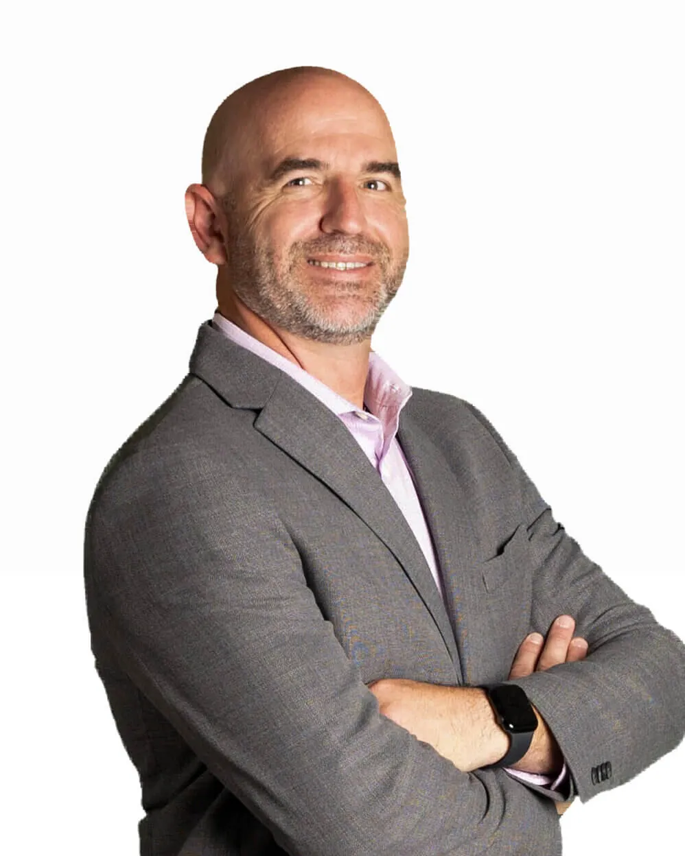 ceo-tommy-thornton-arms-crossed Tommy Thornton, CEO of Automates, in a gray suit with arms crossed