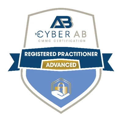 The Cyber AB CMMC Registered Practitioner Advanced badge