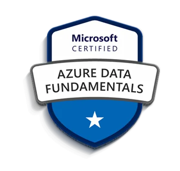 Microsoft Certified: Azure Data Fundamentals badge